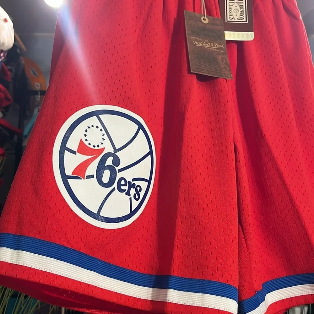 Philadelphia 76ers Mitchell & Ness Basketball Shorts